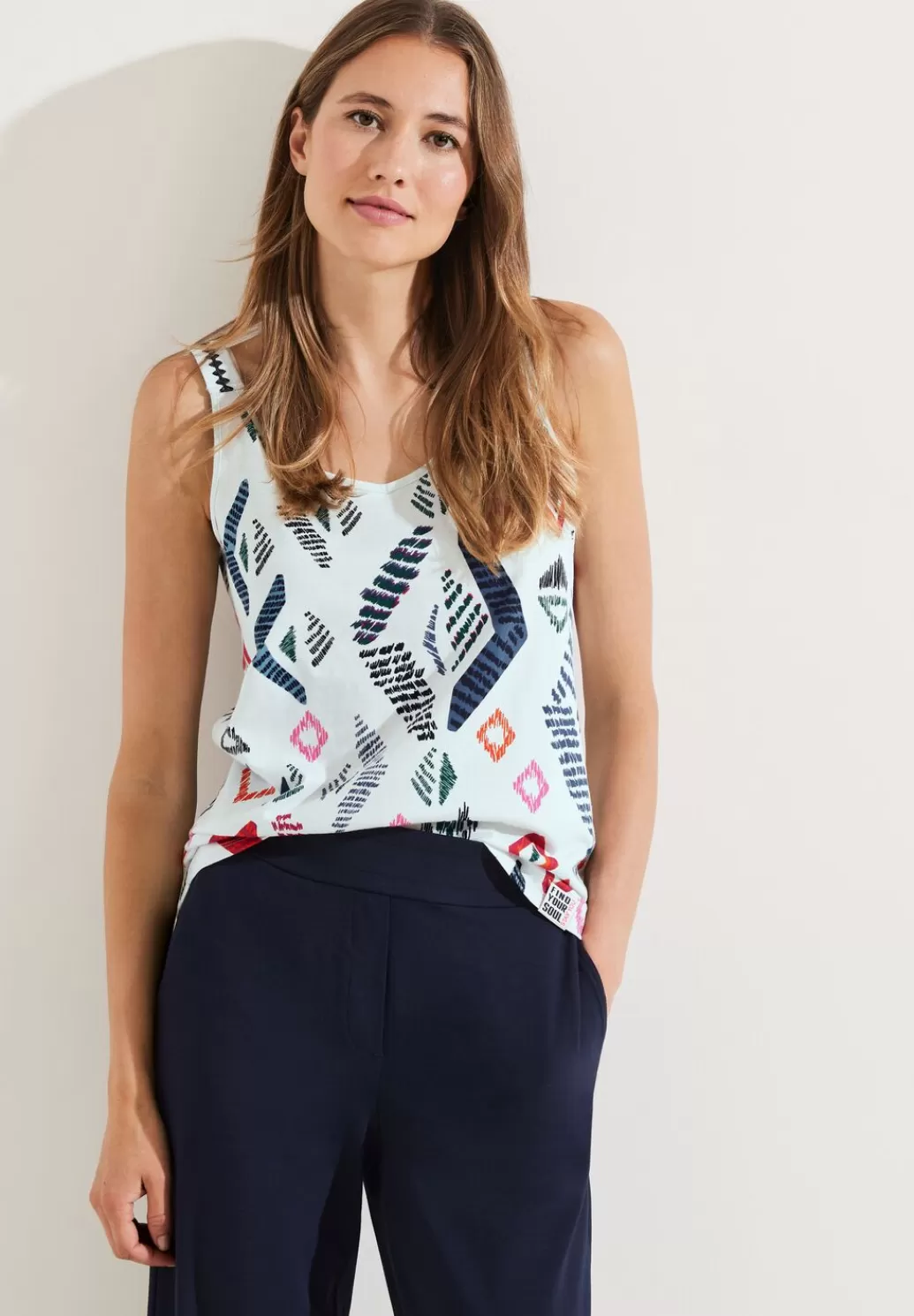 Street One Top Mit Print Und Stickerei^Damen Tops