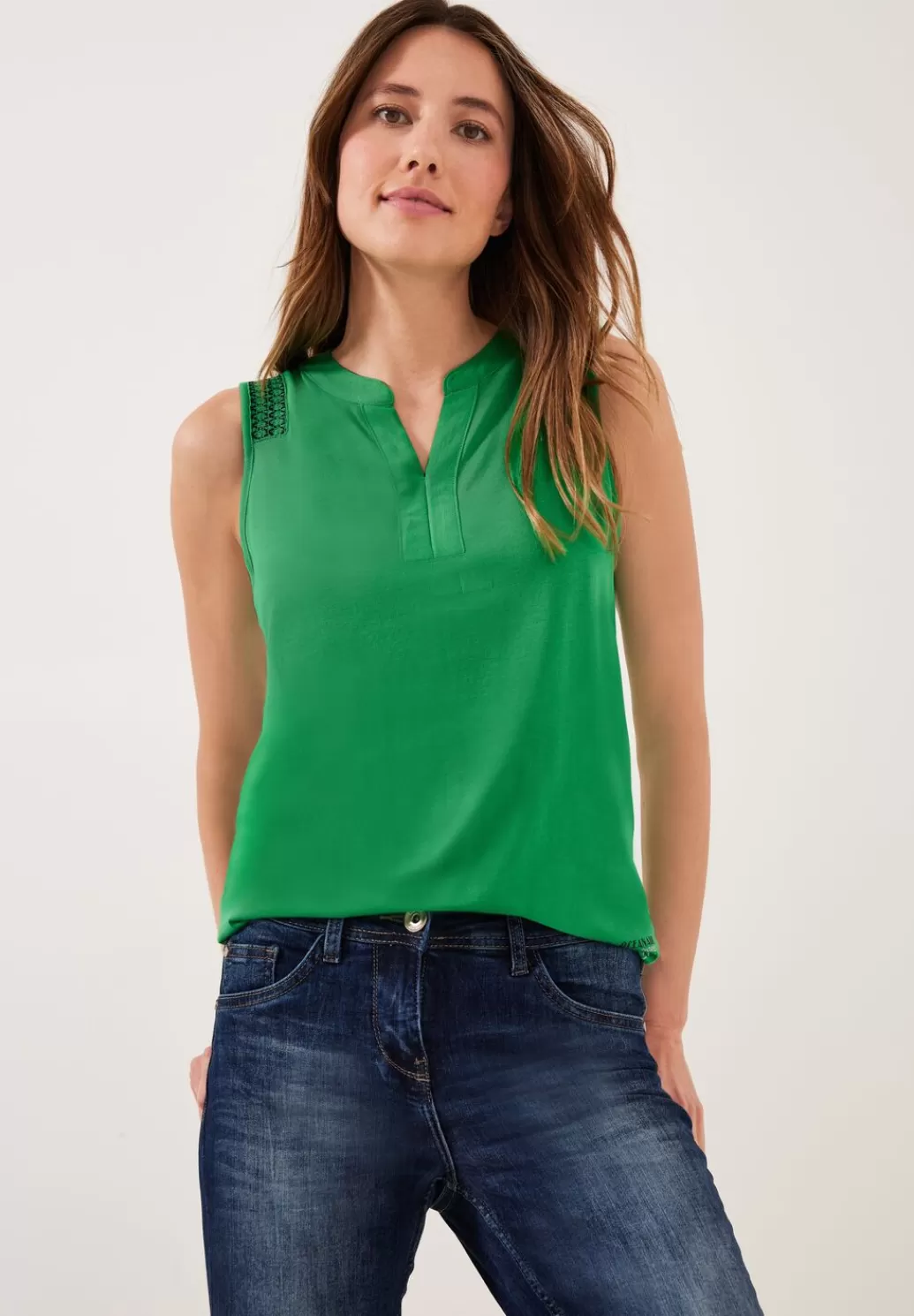 Street One Top Mit Smockdetails^Damen Tops