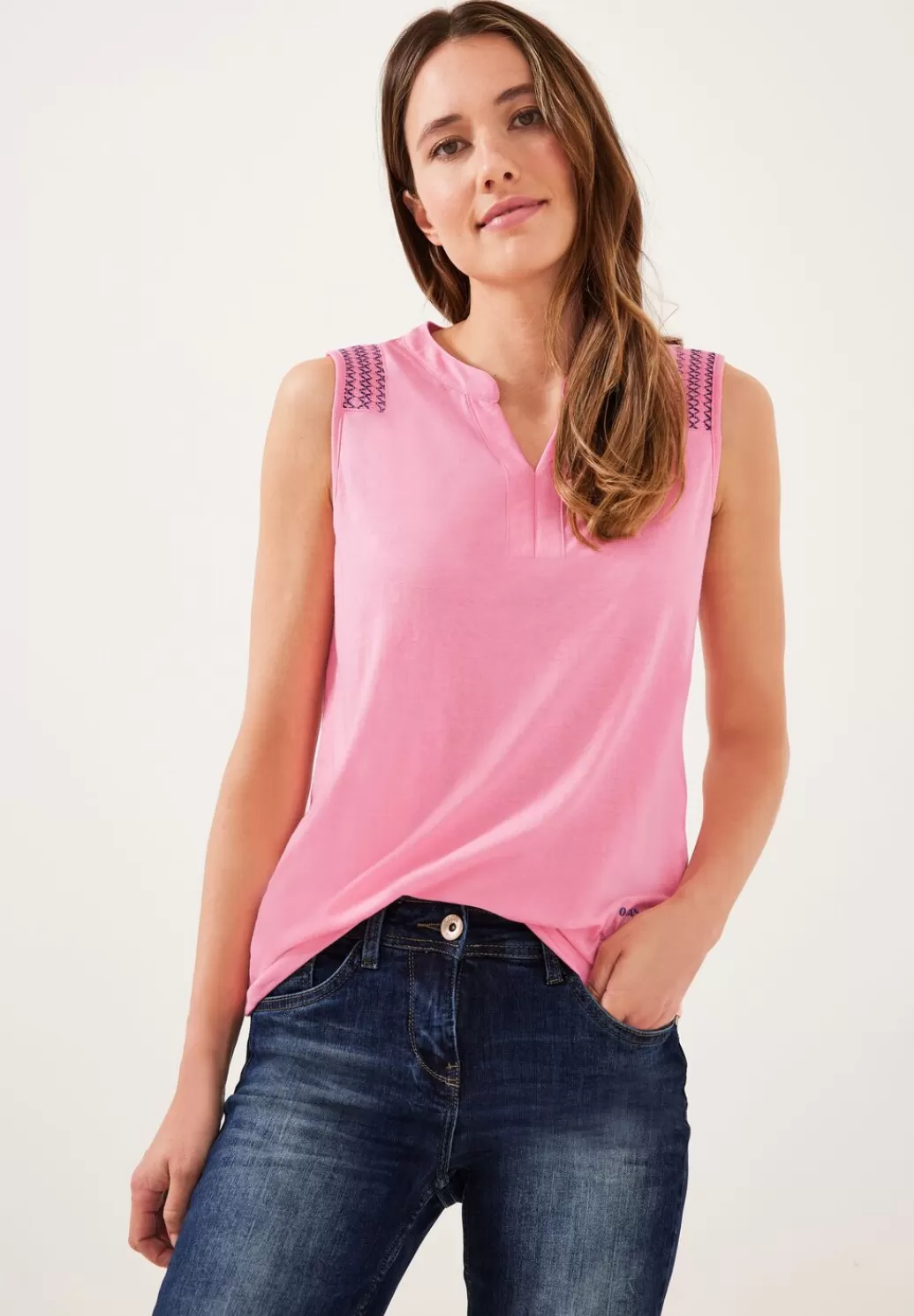 Street One Top Mit Smockdetails^Damen Tops