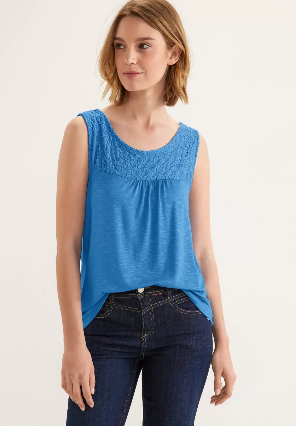 Street One Top Mit Spitzendetail^Damen Tops