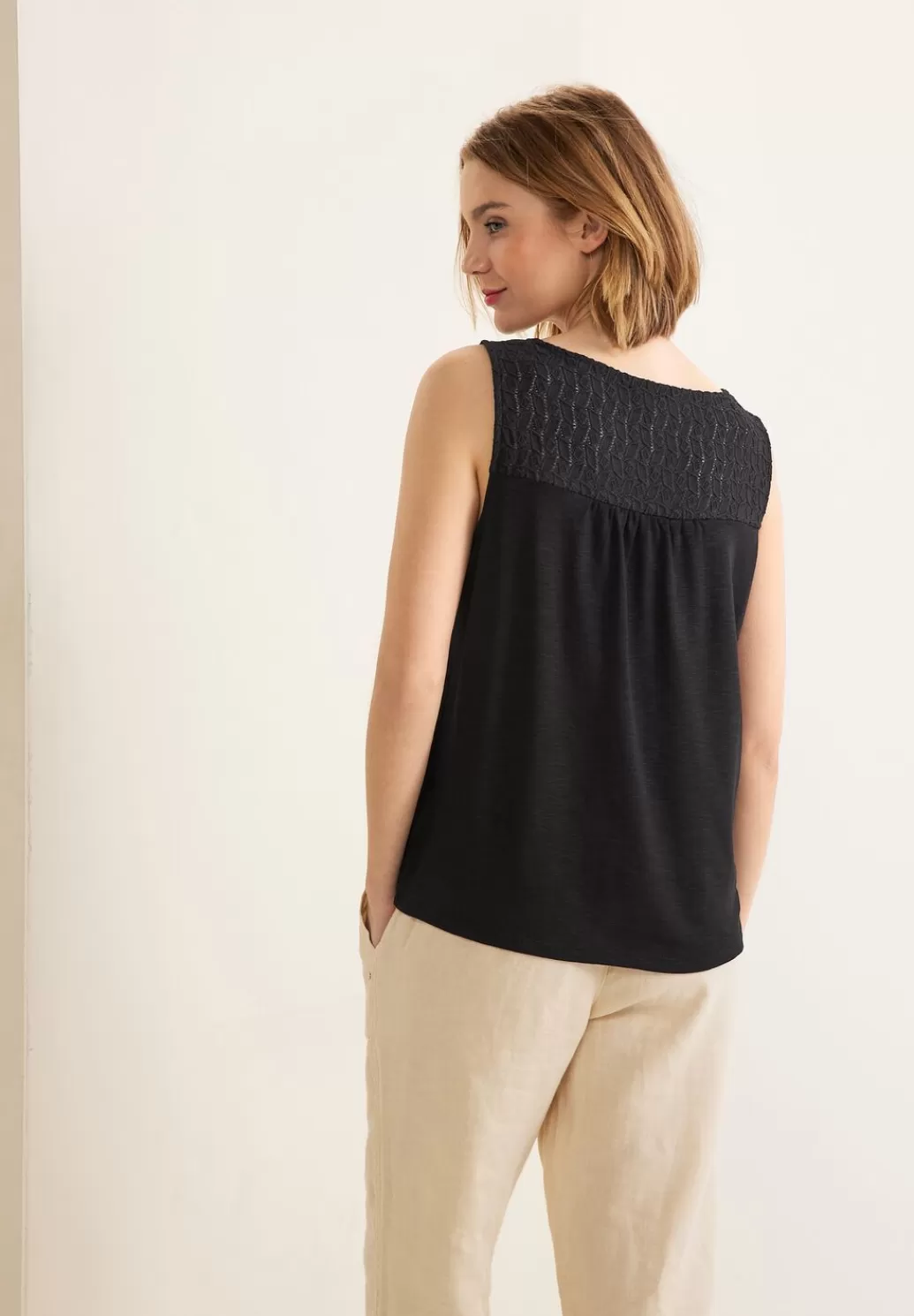 Street One Top Mit Spitzendetail^Damen Tops