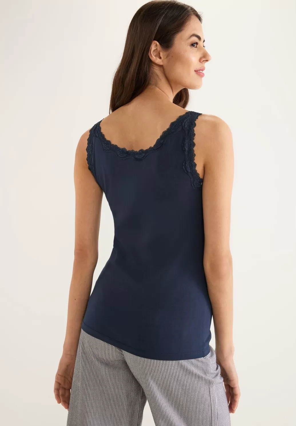 Street One Top Mit Spitzeneinsatz^Damen Tops