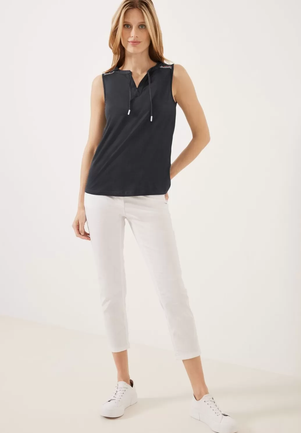 Street One Top Mit Stickereidetail^Damen Tops