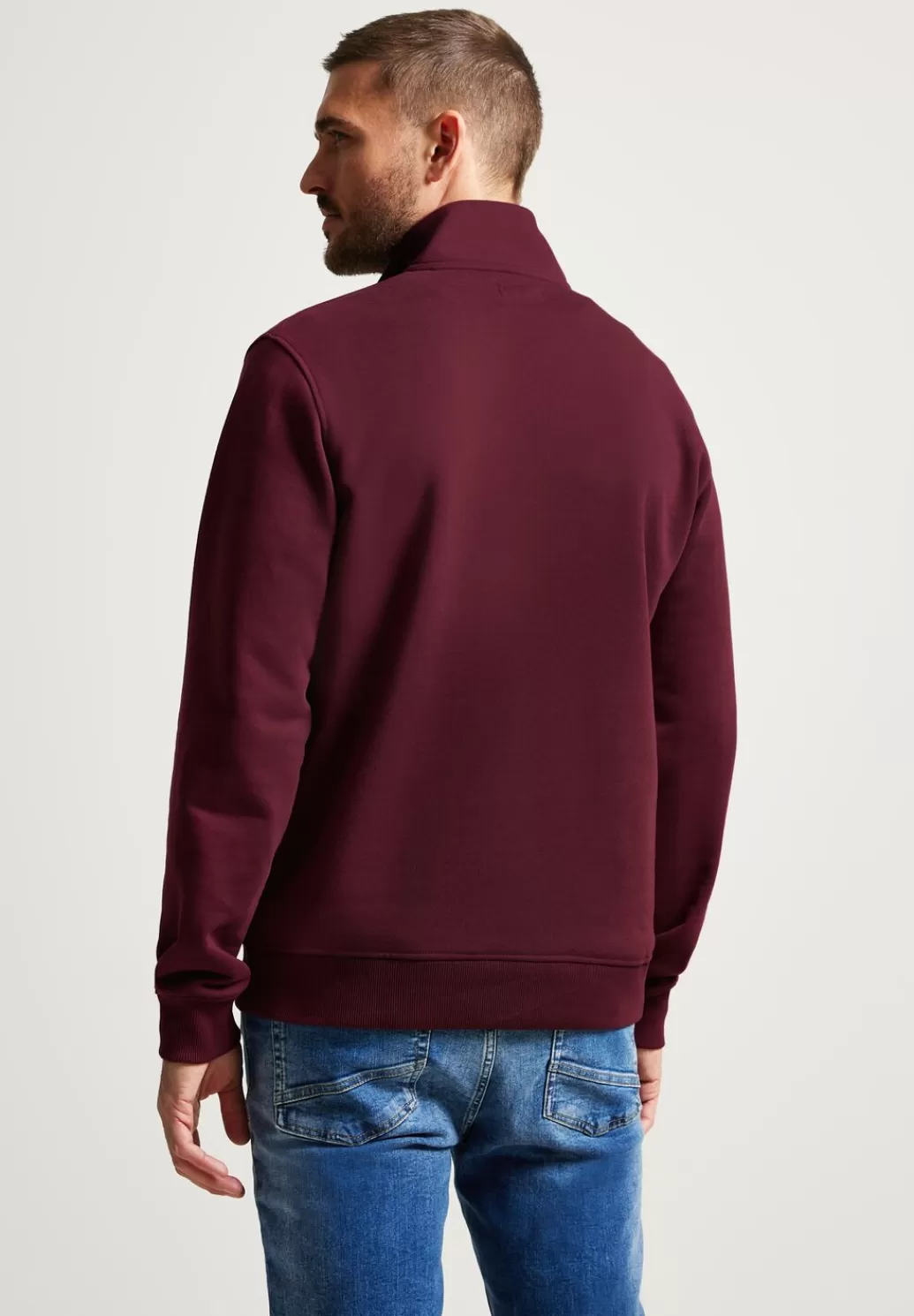 Street One Troyer Sweatshirt^Herren Sweat