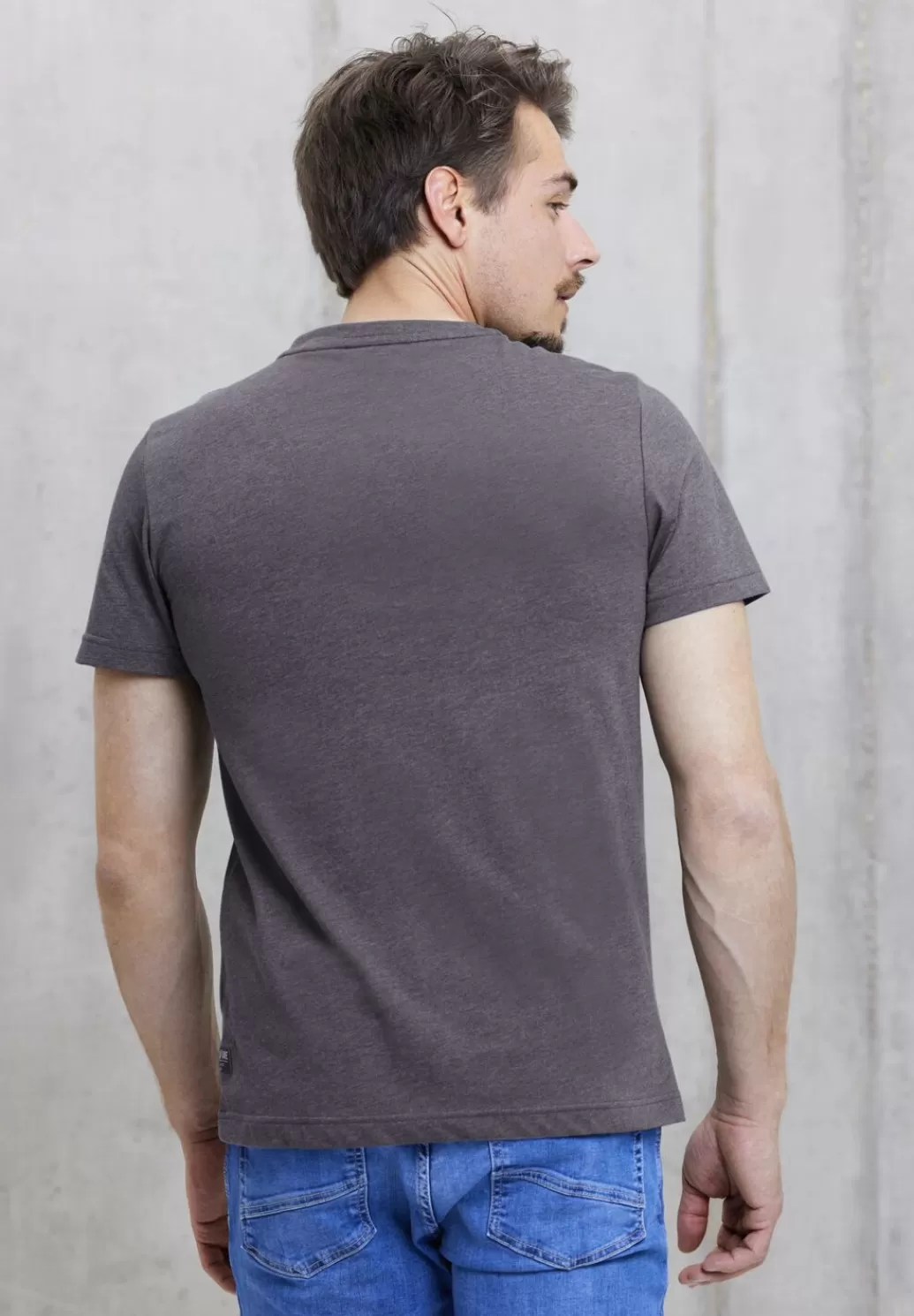 Street One T-Shirt In Melange Optik^Herren T-Shirts & Polos