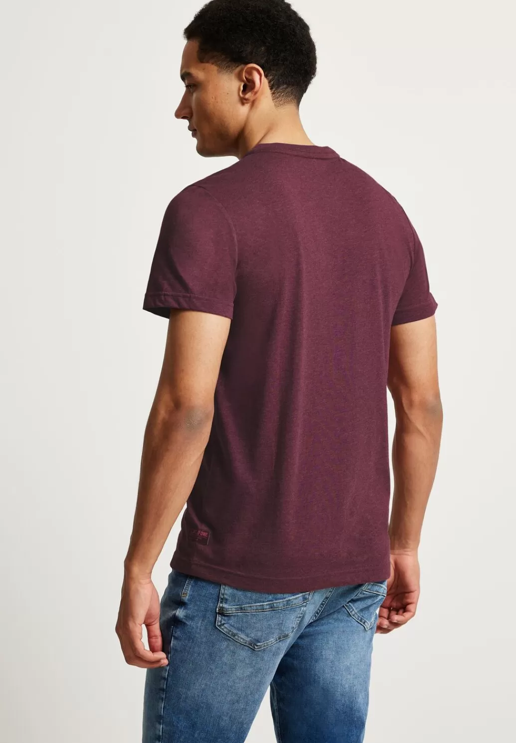 Street One T-Shirt In Melange Optik^Herren T-Shirts & Polos