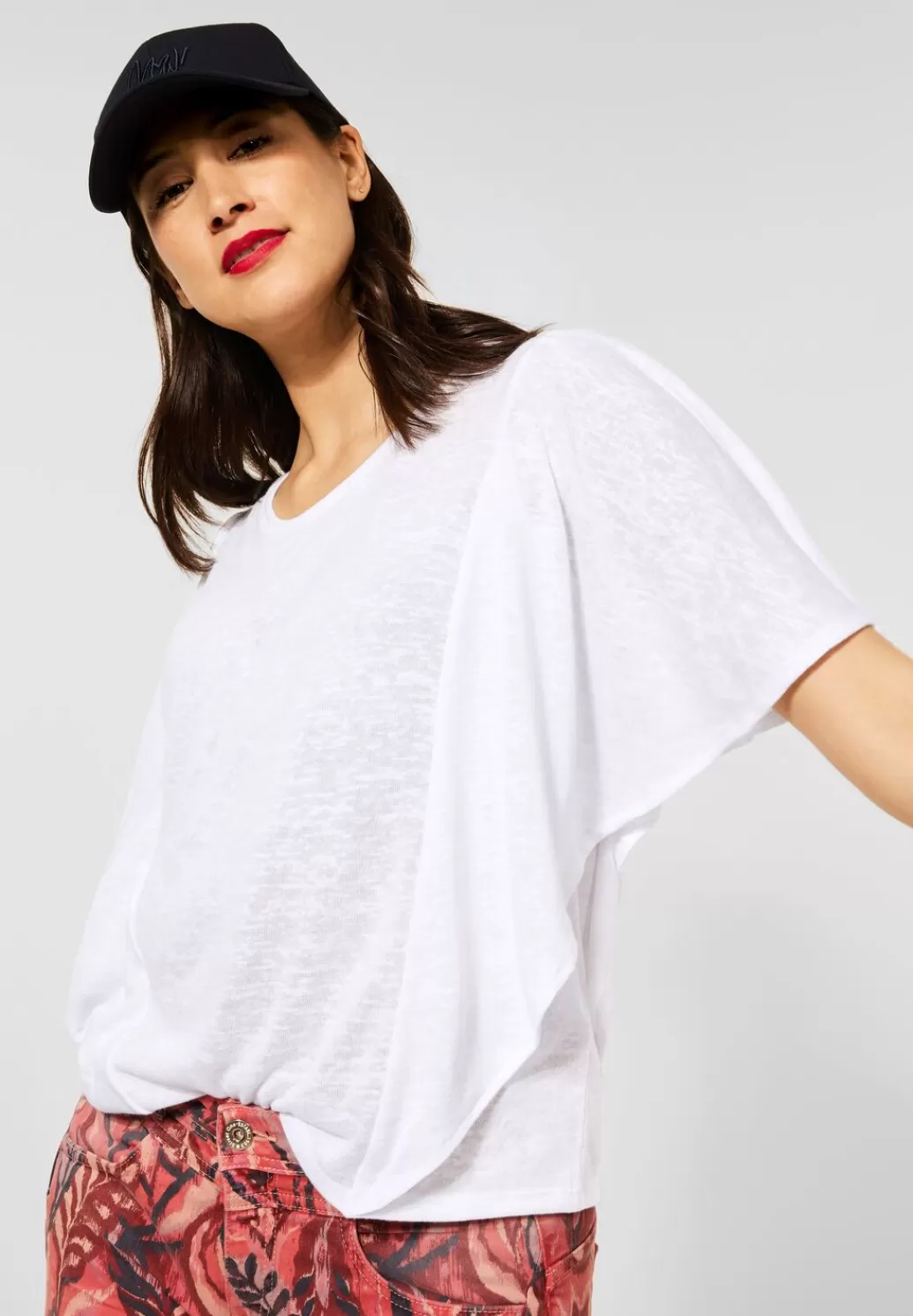 Street One T-Shirt In Unifarbe^Damen Shirts