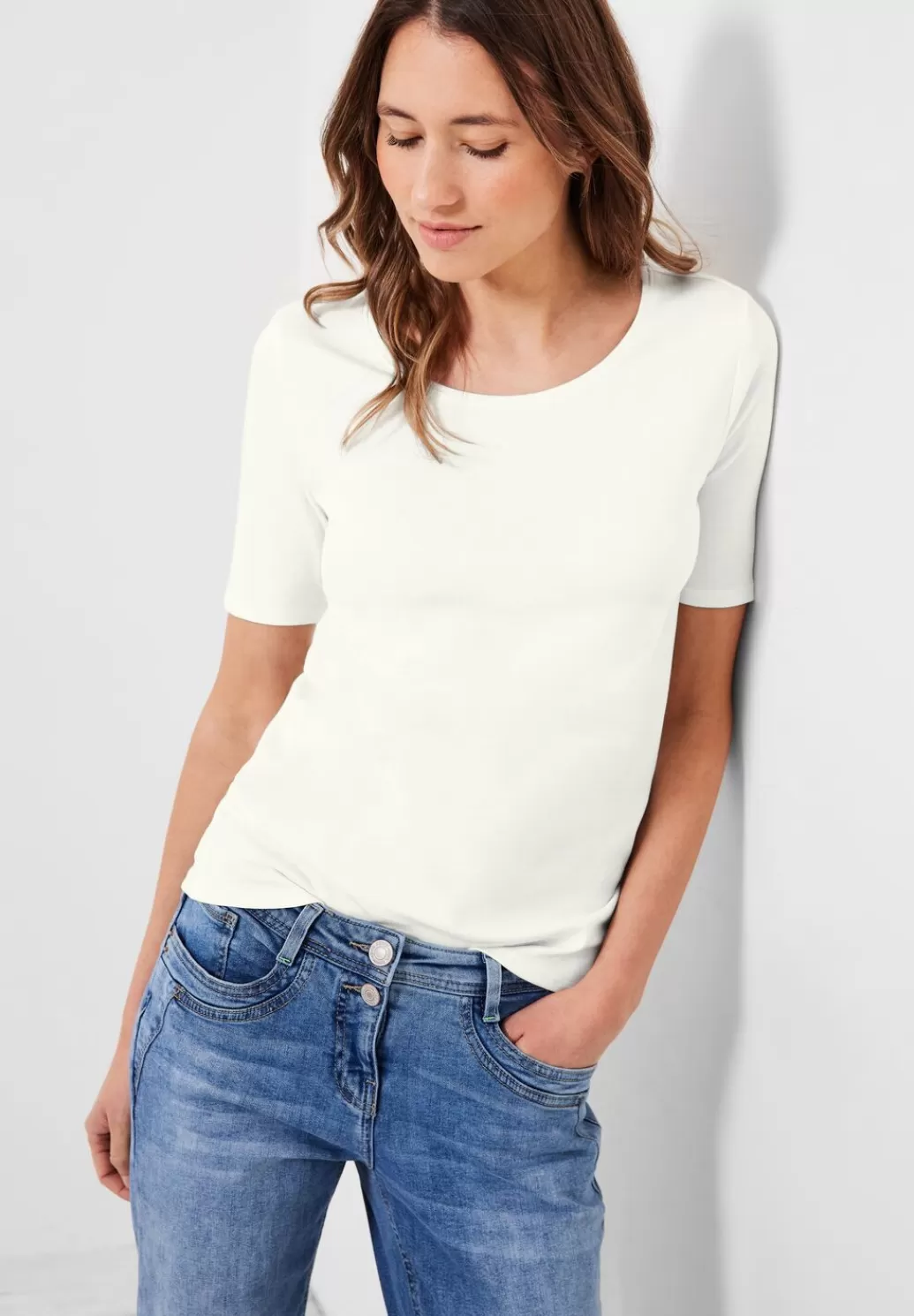 Street One T-Shirt In Unifarbe^Damen Shirts