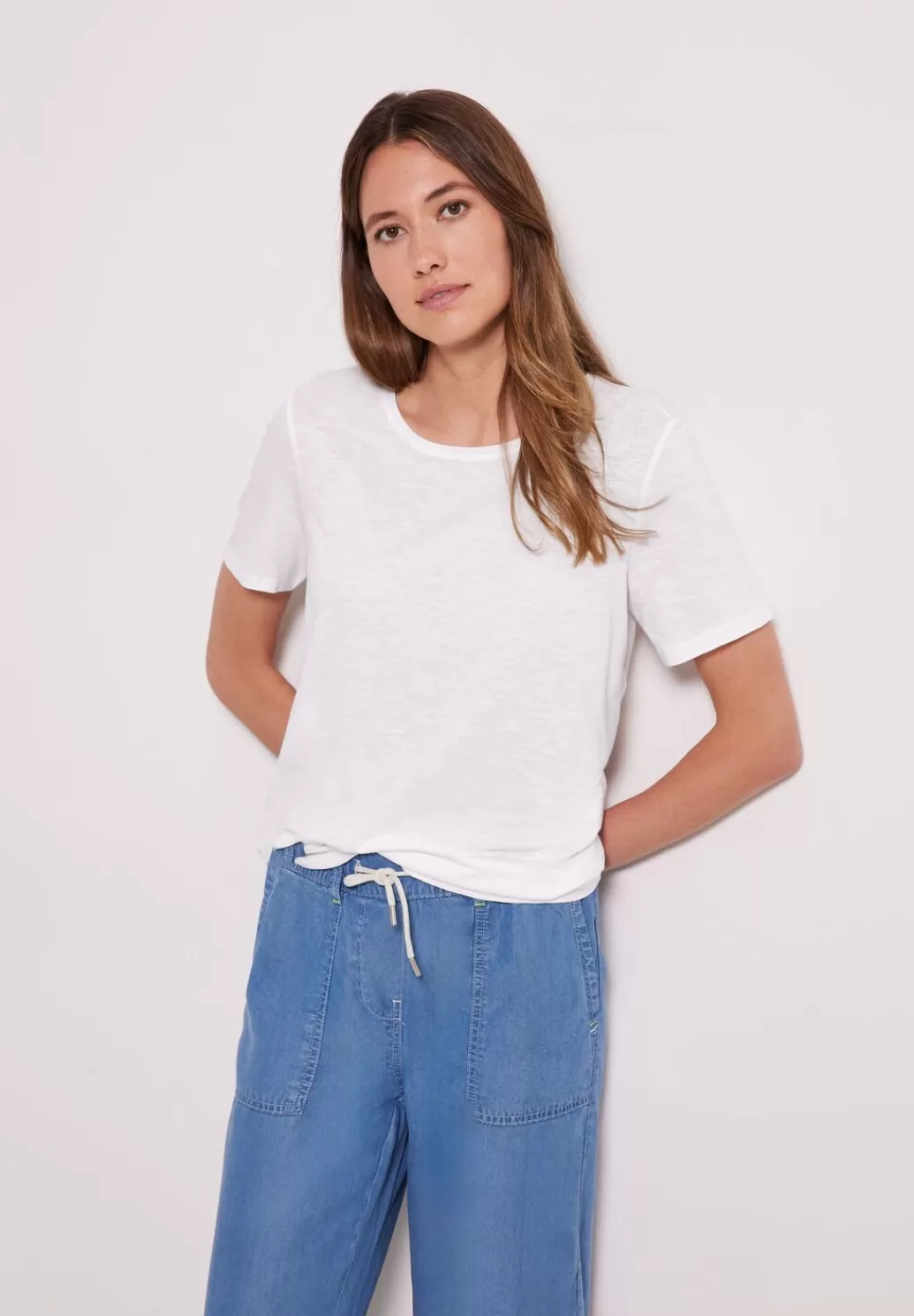 Street One T-Shirt In Unifarbe^Damen Shirts