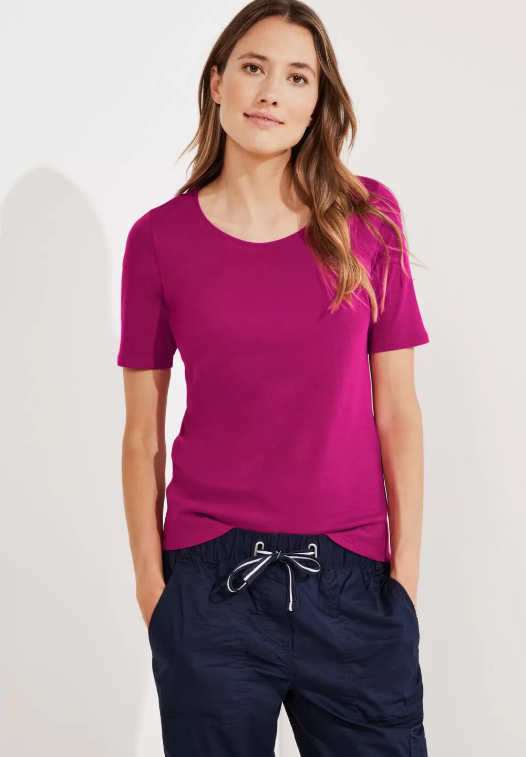 Street One T-Shirt In Unifarbe^Damen Shirts