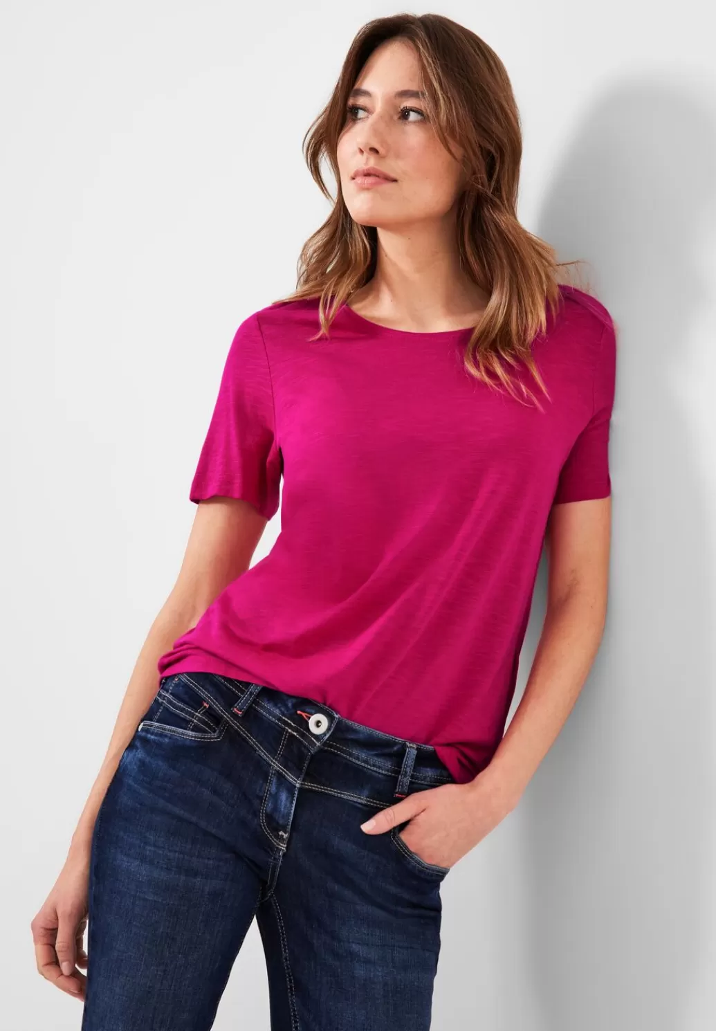 Street One T-Shirt In Unifarbe^Damen Shirts