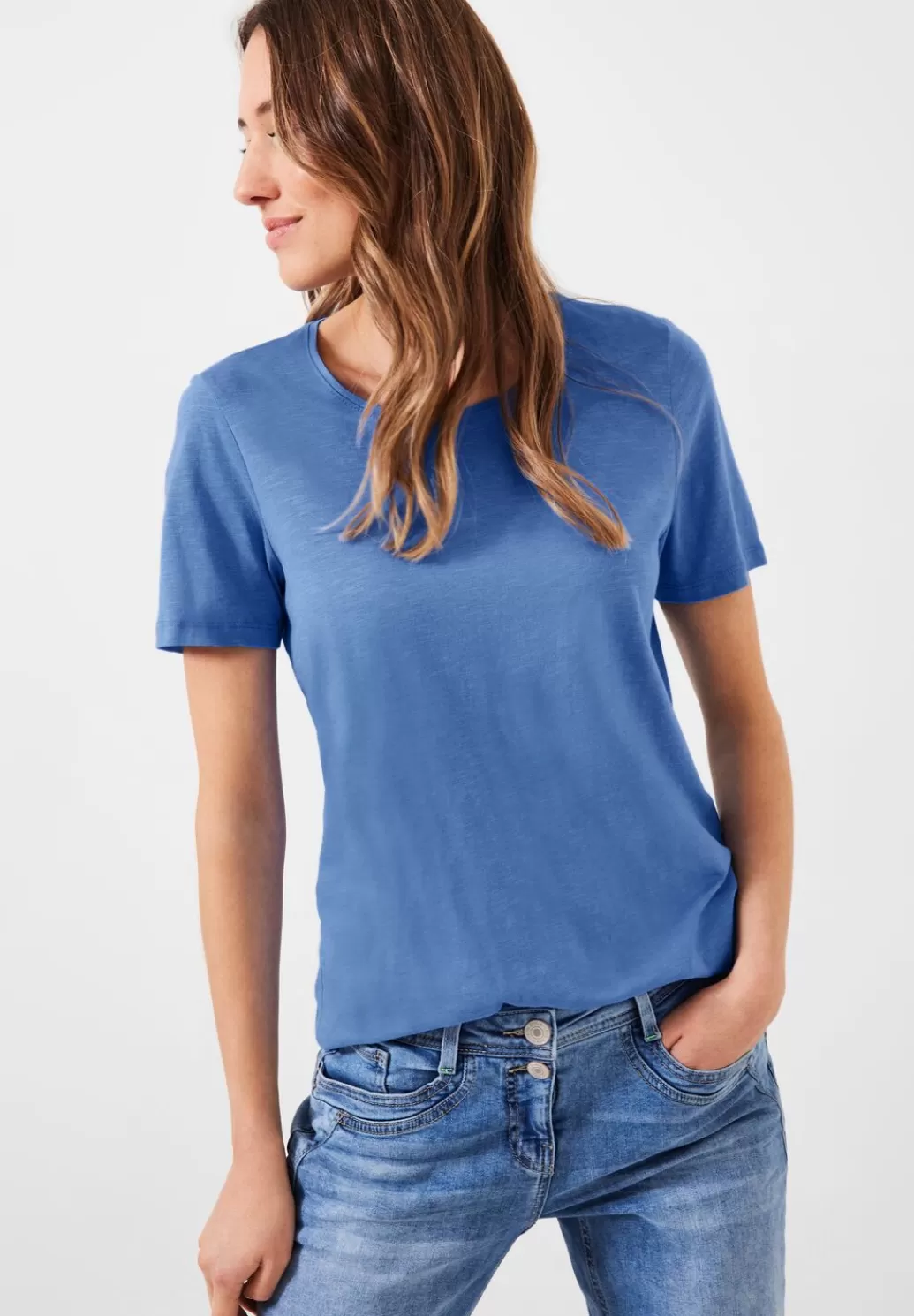 Street One T-Shirt In Unifarbe^Damen Shirts