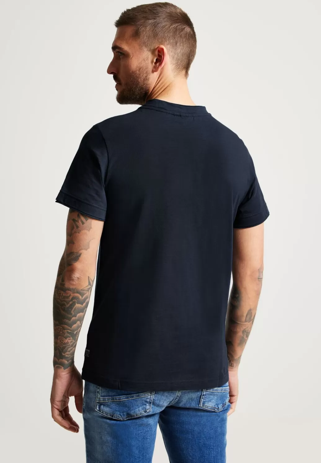 Street One T-Shirt In Unifarbe^Herren T-Shirts & Polos