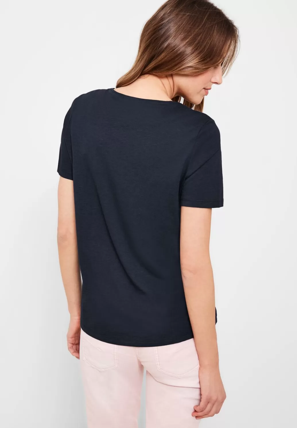 Street One T-Shirt In Unifarbe^Damen Shirts