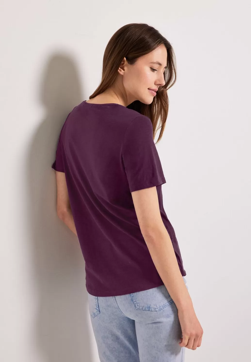 Street One T-Shirt In Unifarbe^Damen Shirts