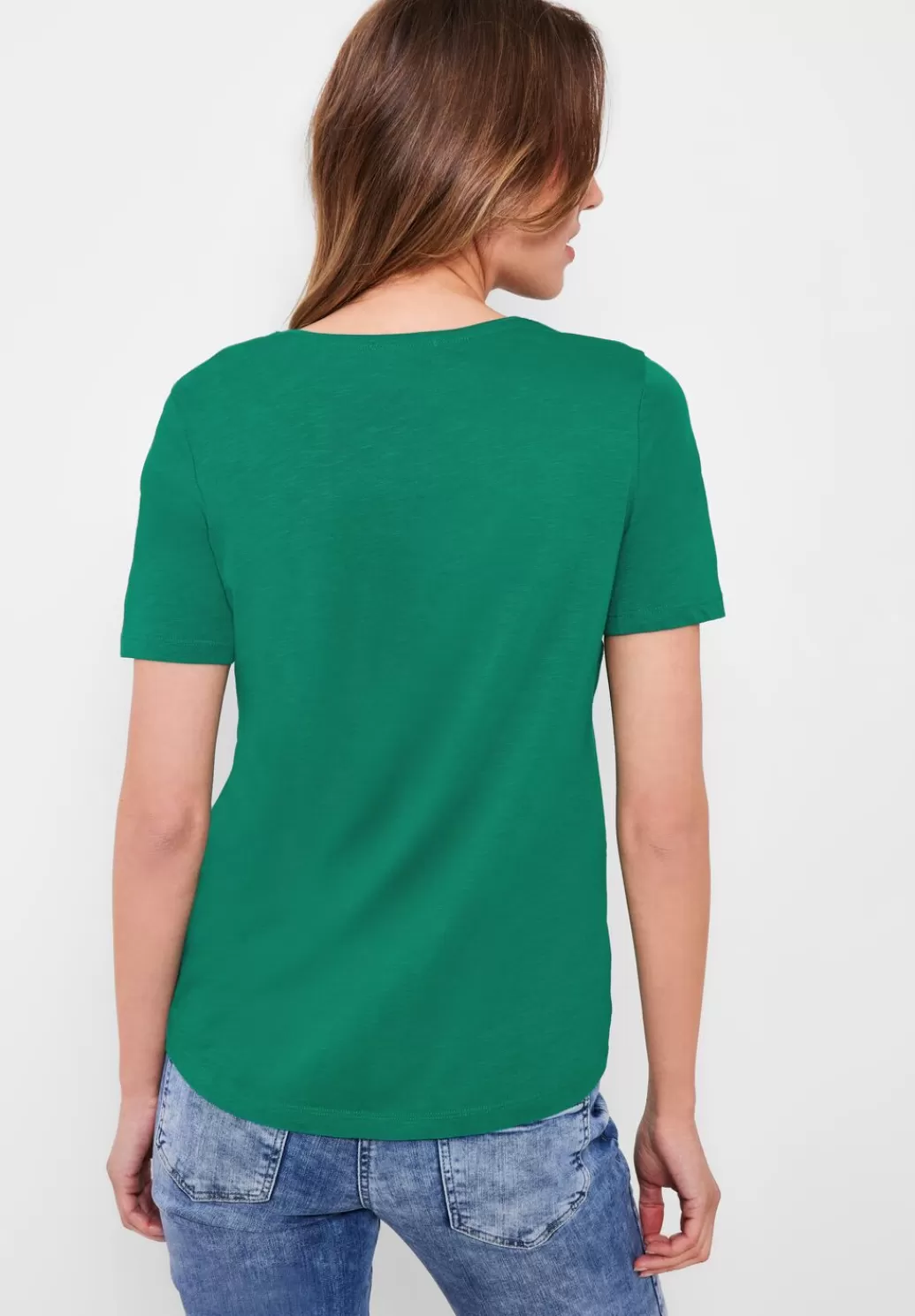 Street One T-Shirt In Unifarbe^Damen Shirts