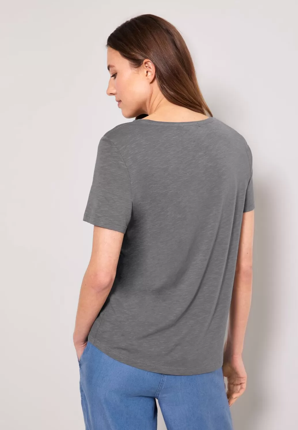 Street One T-Shirt In Unifarbe^Damen Shirts