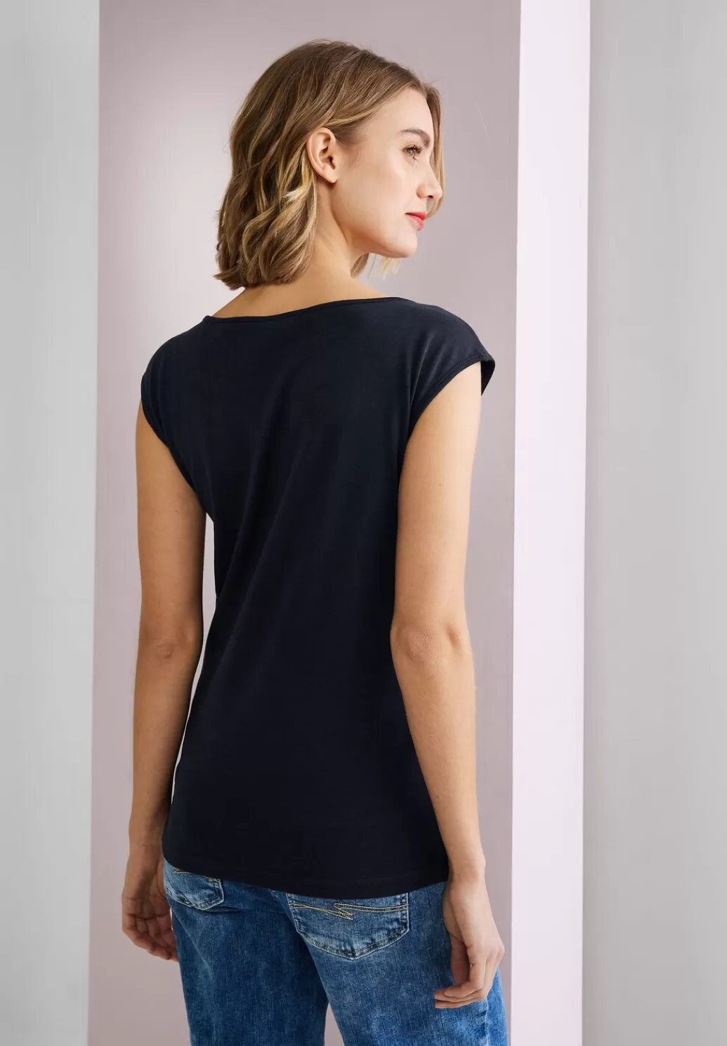 Street One T-Shirt In Unifarbe^Damen Shirts