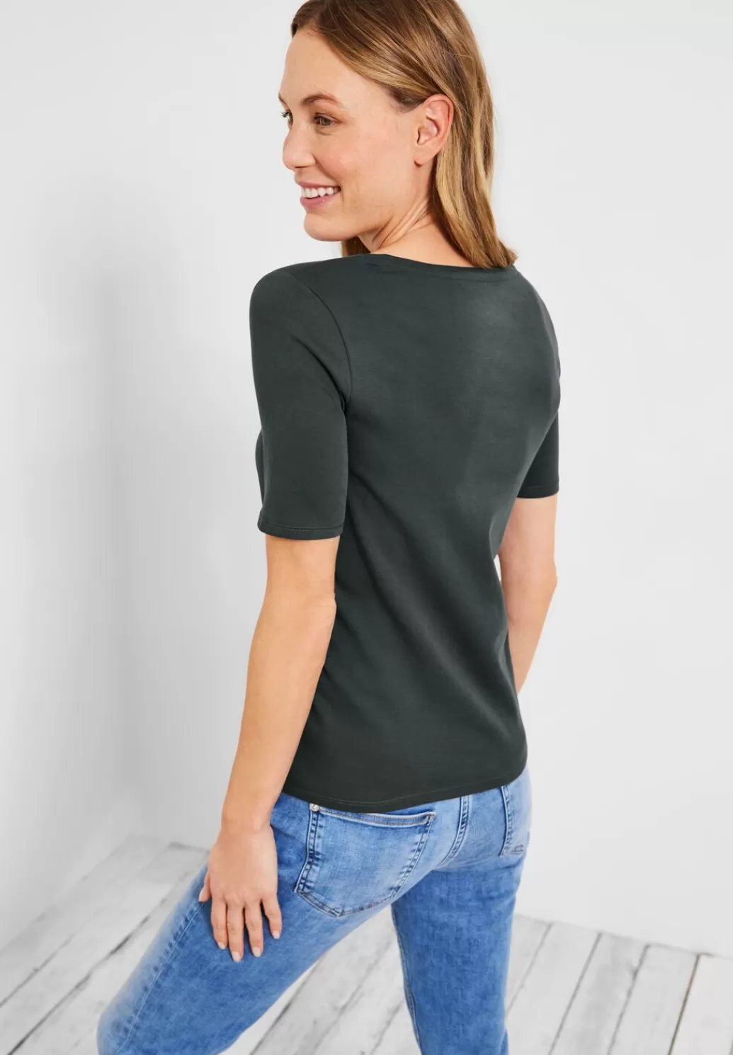 Street One T-Shirt In Unifarbe^Damen Shirts