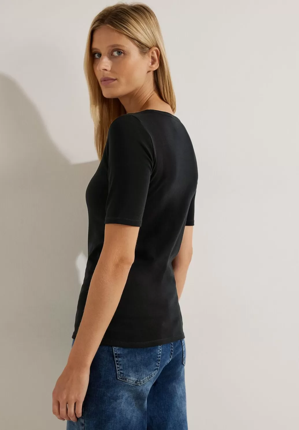 Street One T-Shirt In Unifarbe^Damen Shirts