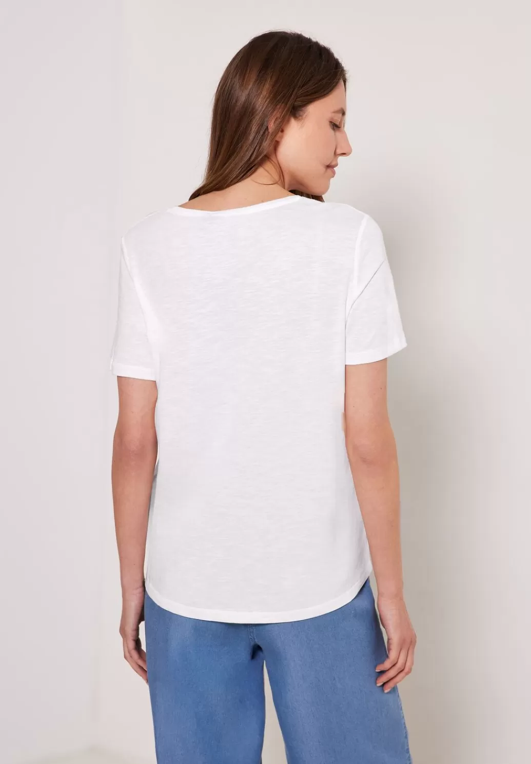 Street One T-Shirt In Unifarbe^Damen Shirts