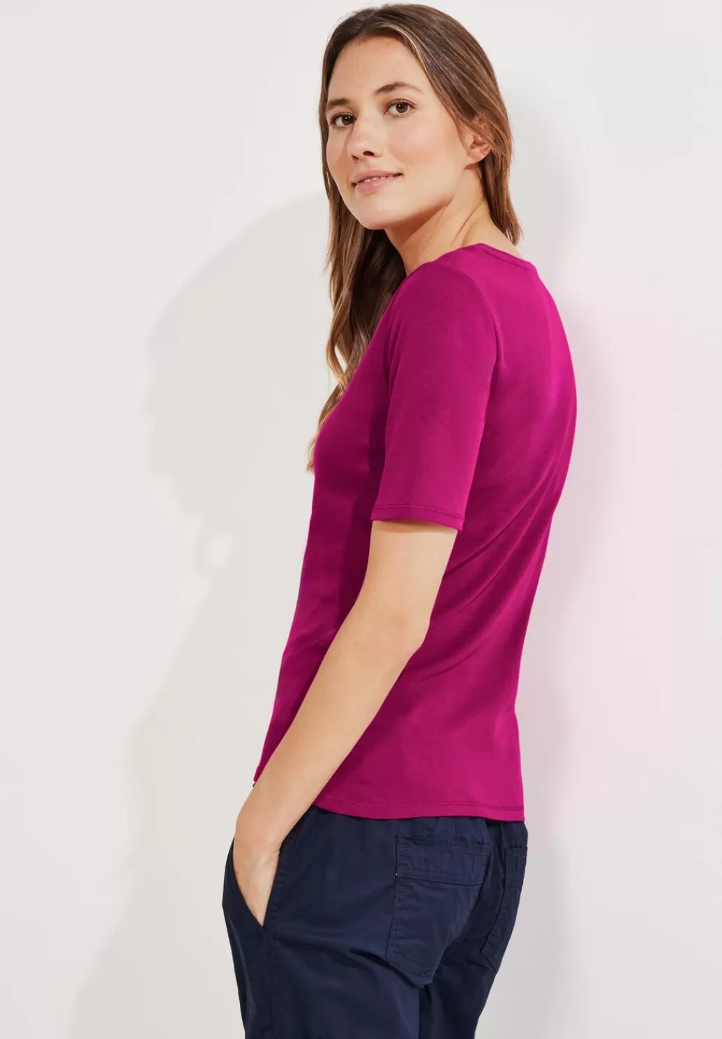 Street One T-Shirt In Unifarbe^Damen Shirts