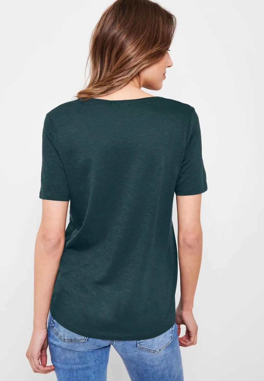 Street One T-Shirt In Unifarbe^Damen Shirts