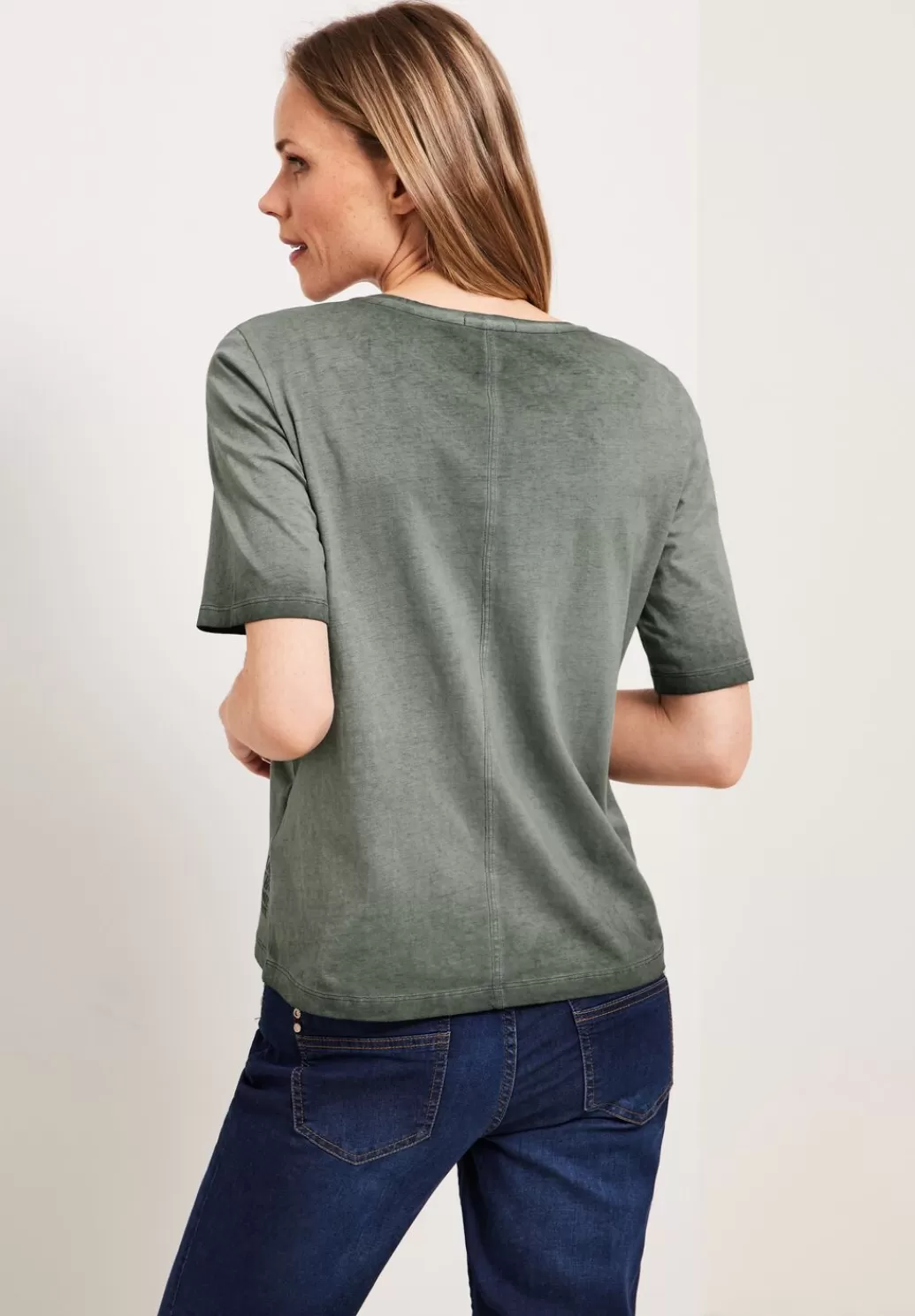 Street One T-Shirt In Washed Optik^Damen Shirts