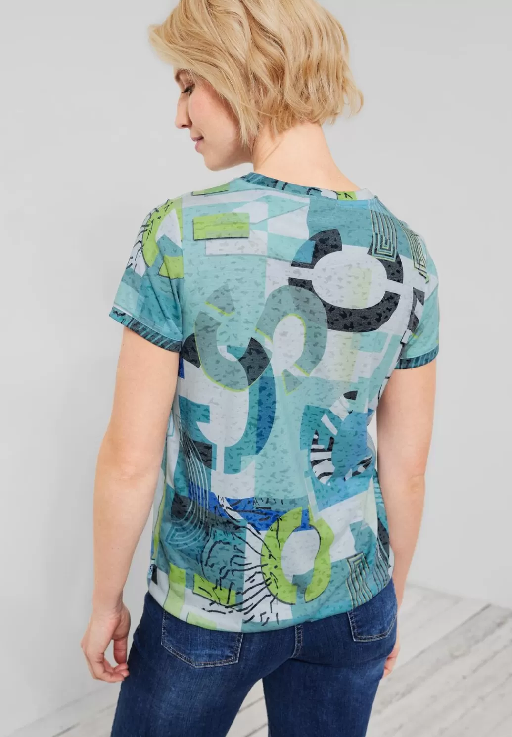 Street One T-Shirt Mit Alloverprint^Damen Shirts