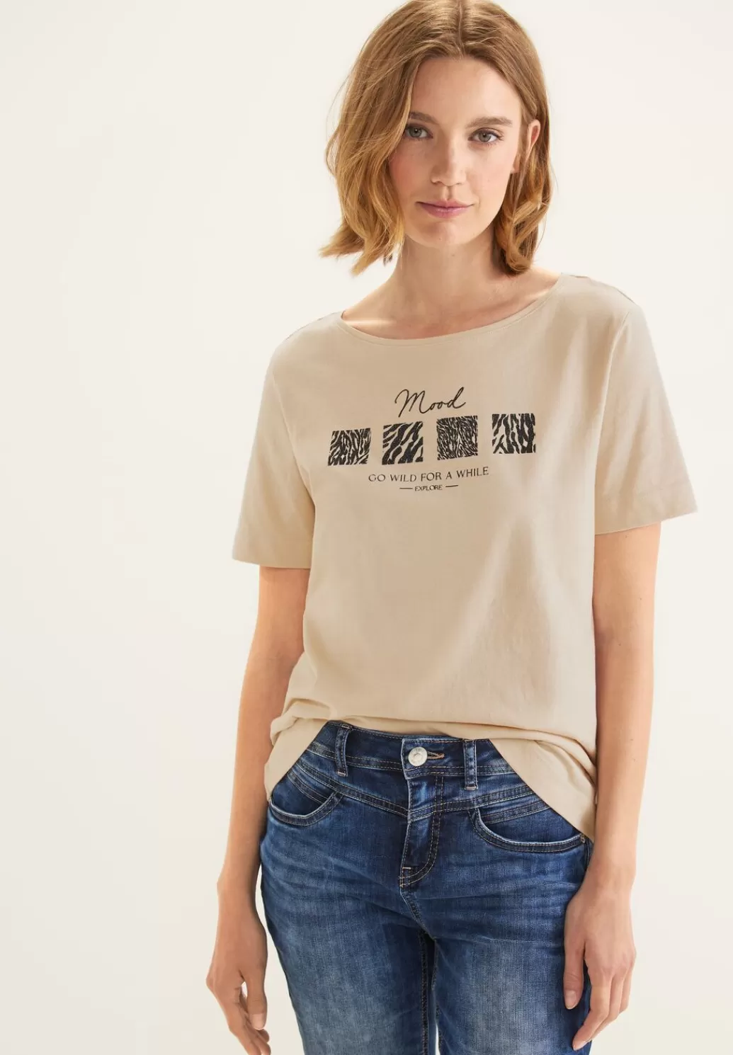 Street One T-Shirt Mit Artwork Print^Damen Shirts