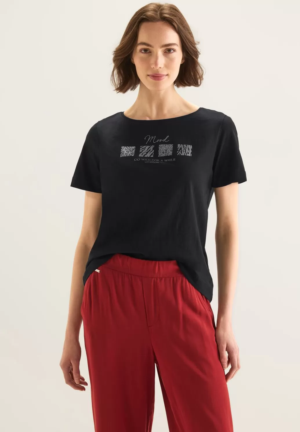 Street One T-Shirt Mit Artwork Print^Damen Shirts