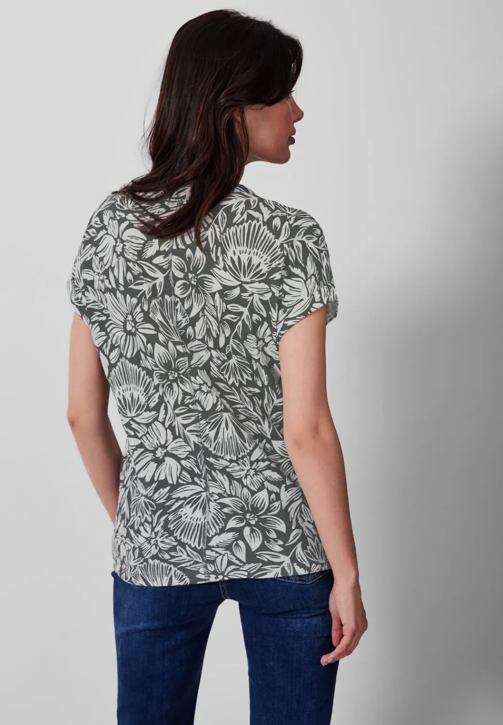 Street One T-Shirt Mit Blumenmuster^Damen Shirts