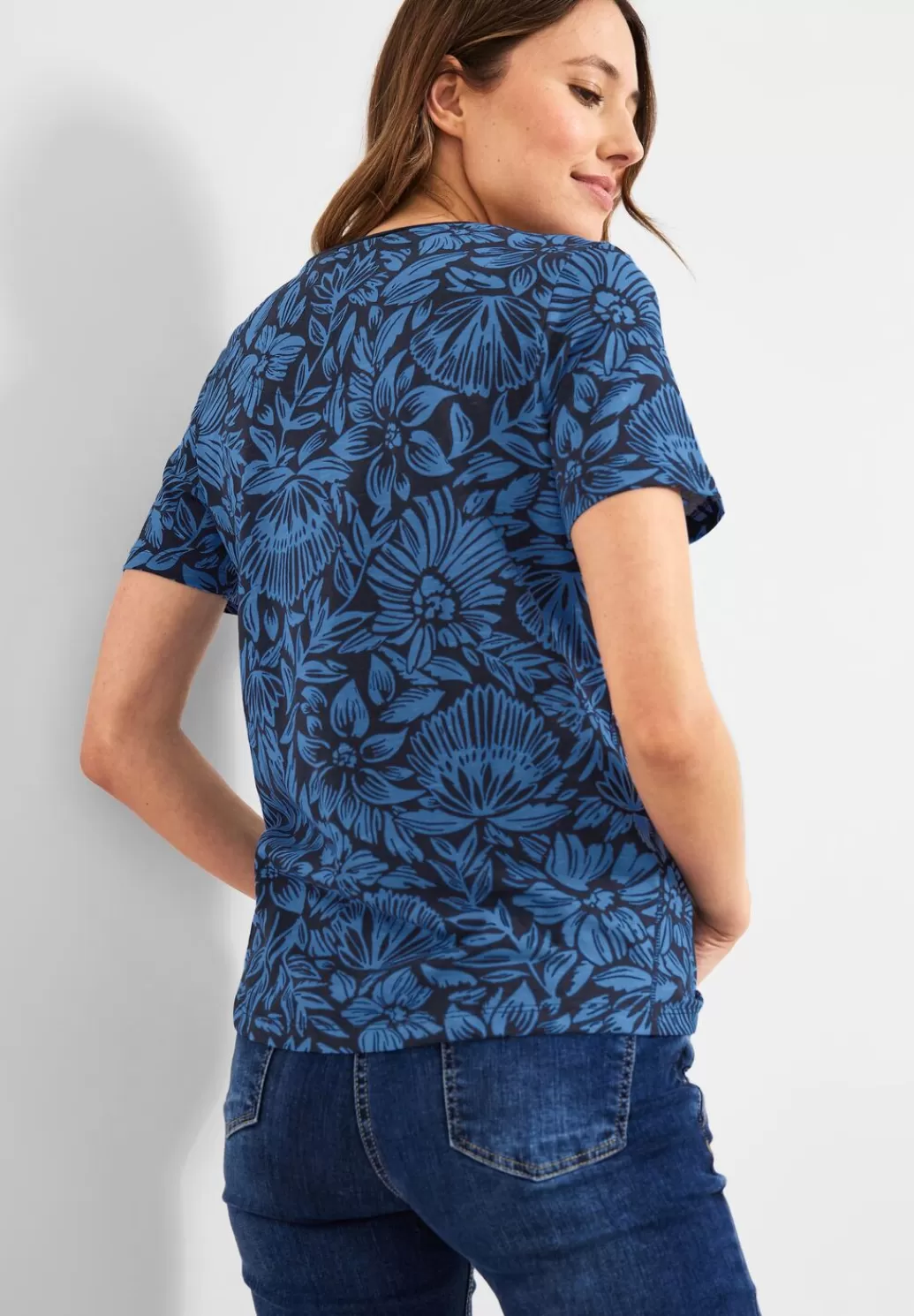 Street One T-Shirt Mit Blumenmuster^Damen Shirts