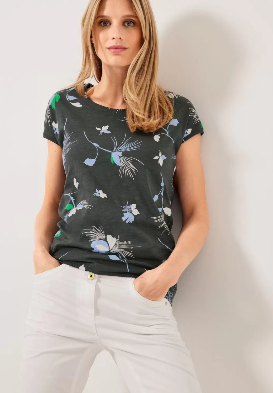 Street One T-Shirt Mit Blumenprint^Damen Shirts