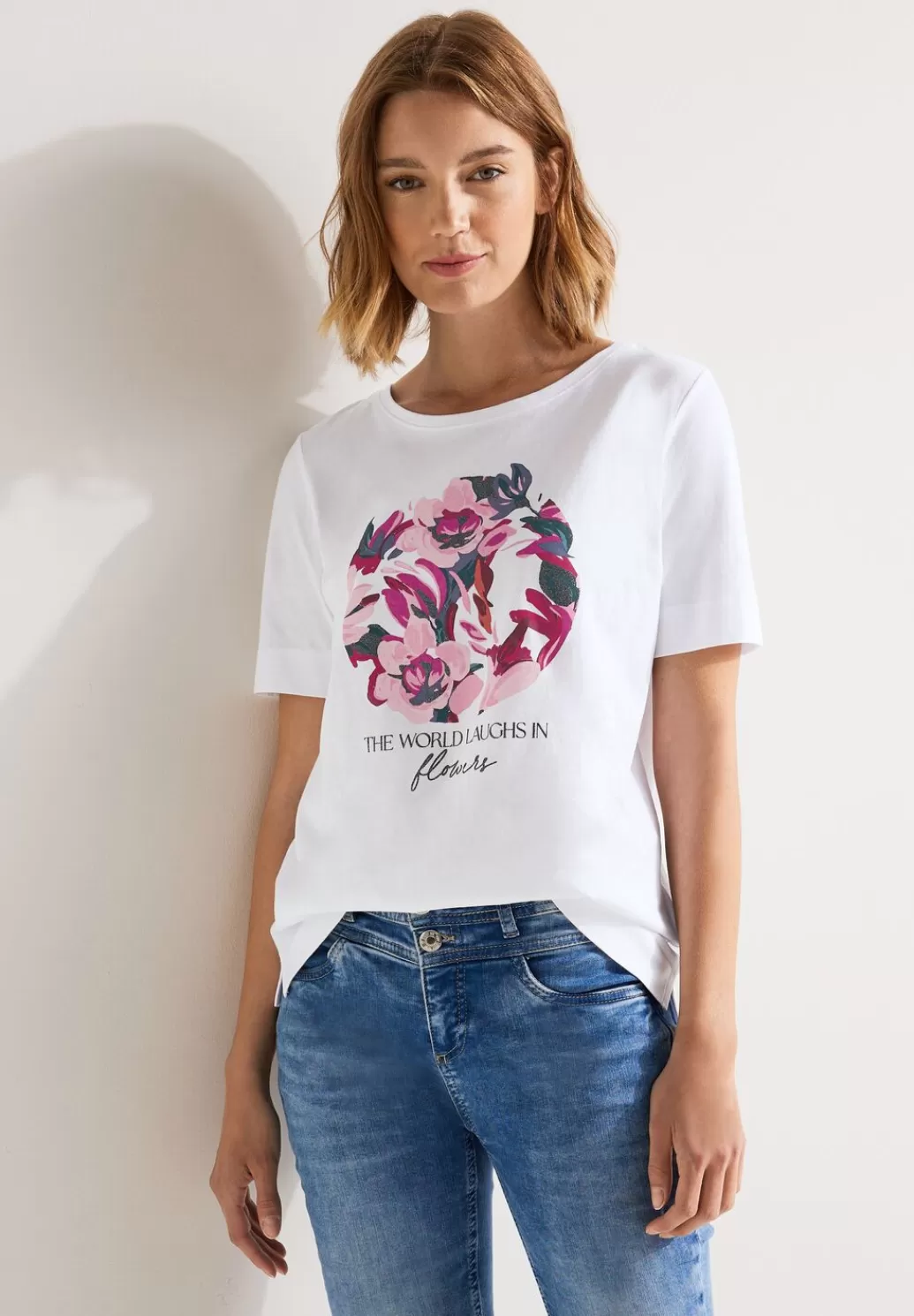 Street One T-Shirt Mit Blumenprint^Damen Shirts