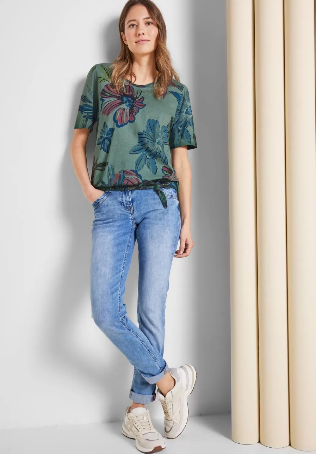 Street One T-Shirt Mit Blumenprint^Damen Shirts