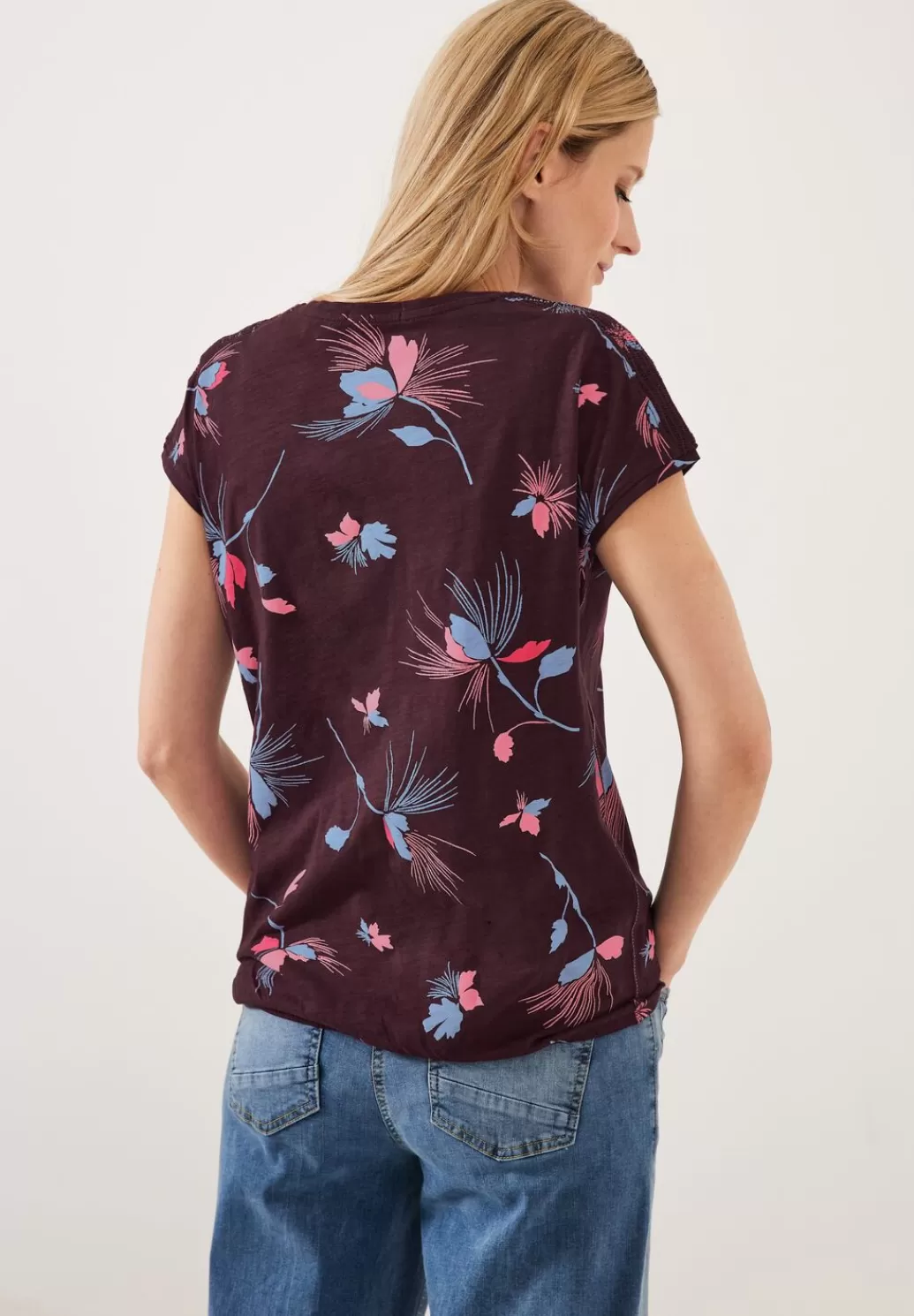 Street One T-Shirt Mit Blumenprint^Damen Shirts