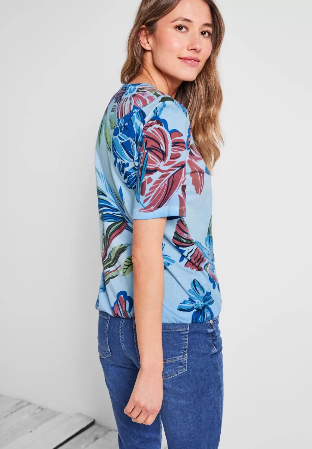 Street One T-Shirt Mit Blumenprint^Damen Shirts