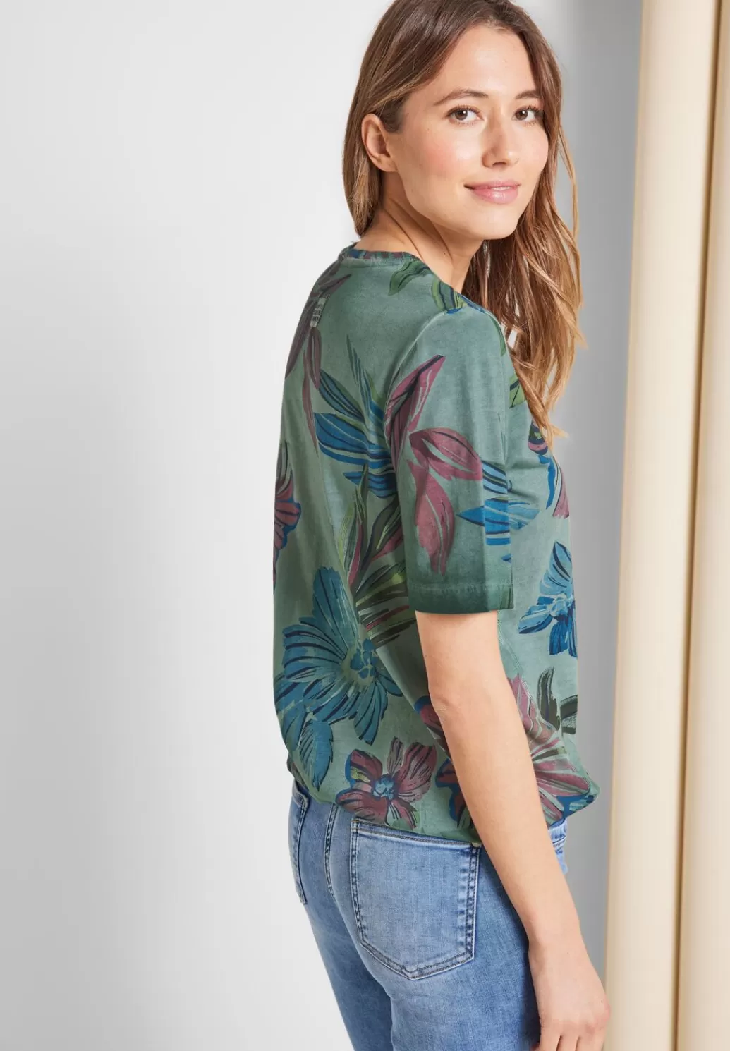 Street One T-Shirt Mit Blumenprint^Damen Shirts