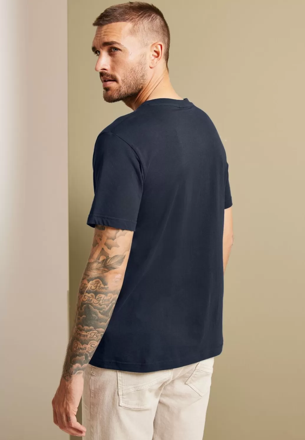 Street One T-Shirt Mit Brustprint^Herren T-Shirts & Polos