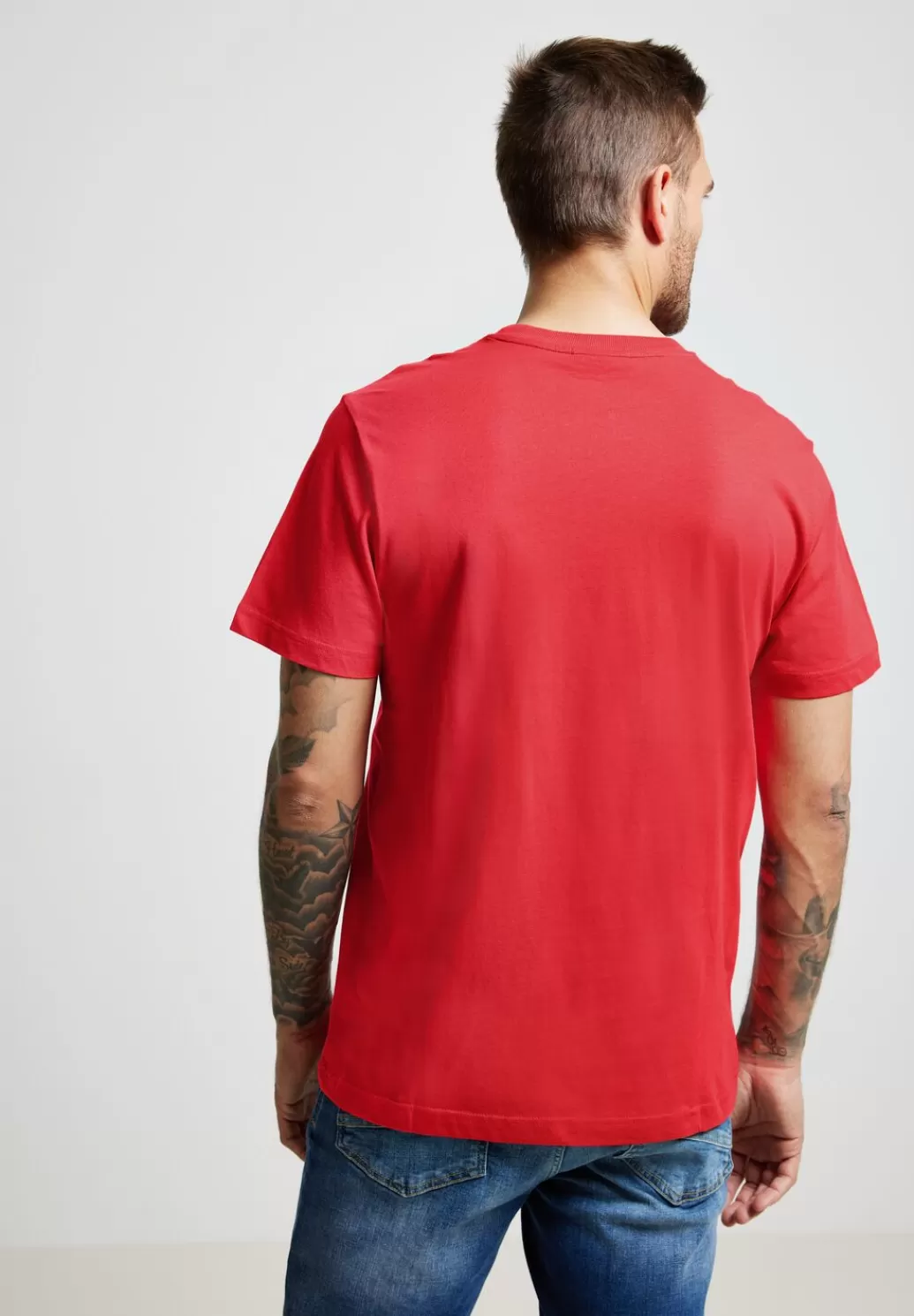 Street One T-Shirt Mit Brustprint^Herren T-Shirts & Polos