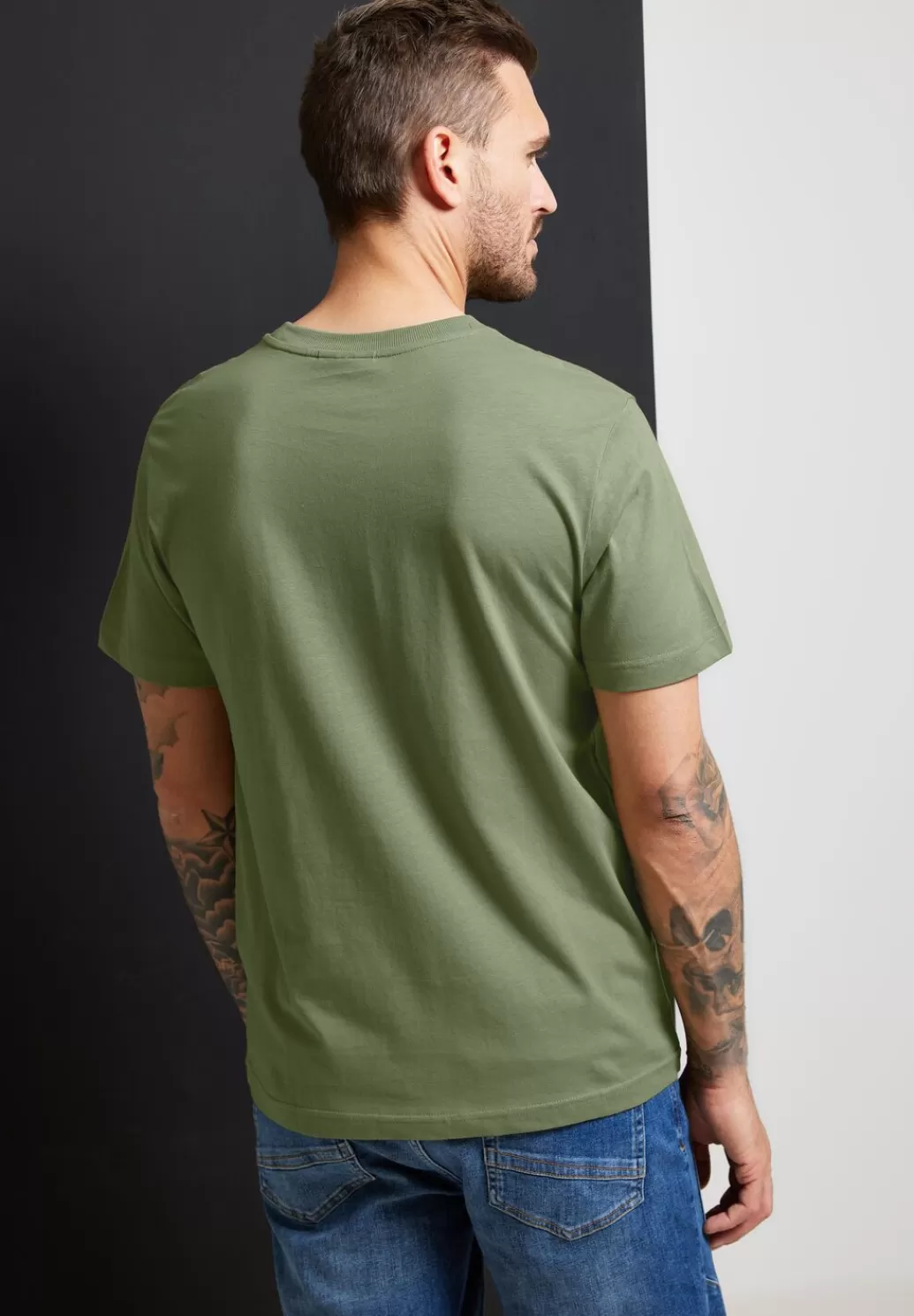 Street One T-Shirt Mit Brustprint^Herren T-Shirts & Polos