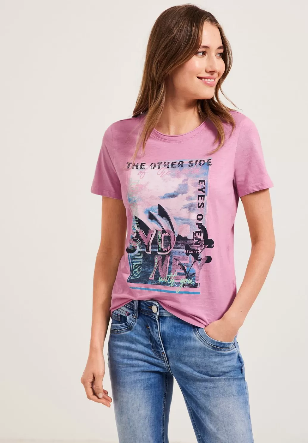 Street One T-Shirt Mit City Fotoprint^Damen Shirts