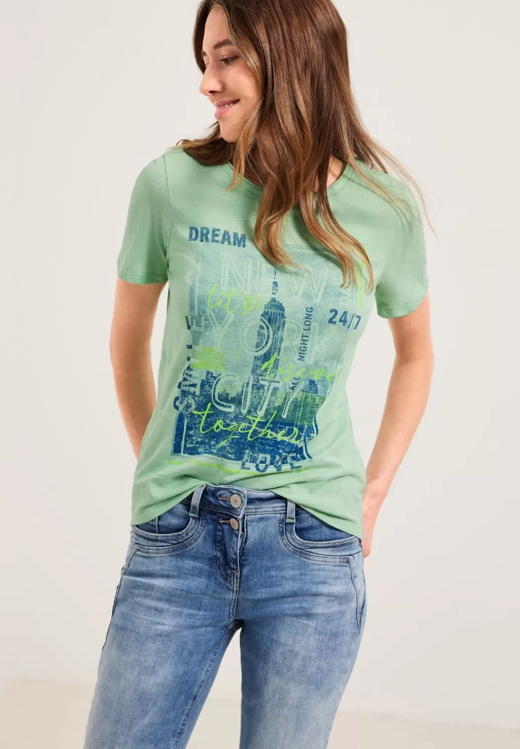 Street One T-Shirt Mit City Fotoprint^Damen Shirts