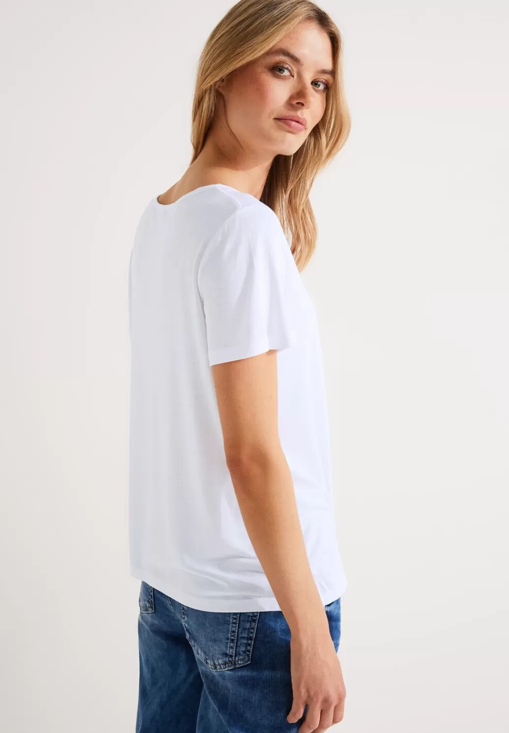 Street One T-Shirt Mit Dekotape^Damen Shirts