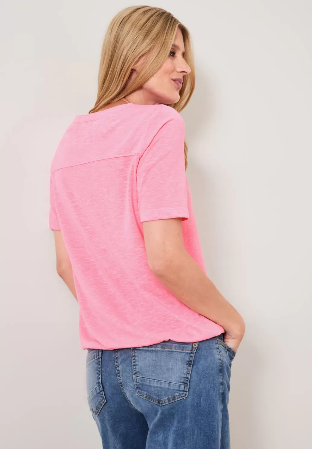 Street One T-Shirt Mit Elastiksaum^Damen Shirts