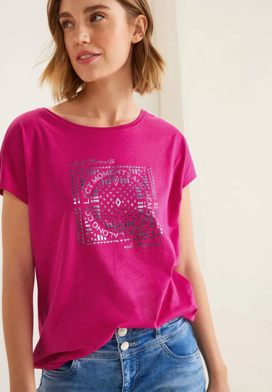 Street One T-Shirt Mit Folienprint^Damen Shirts