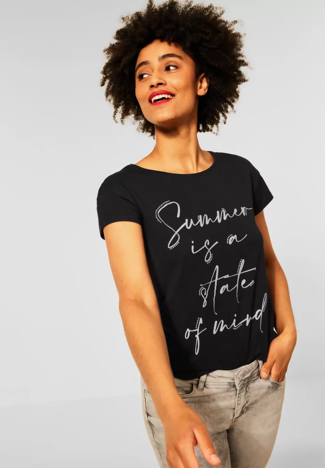 Street One T-Shirt Mit Folienprint^Damen Shirts