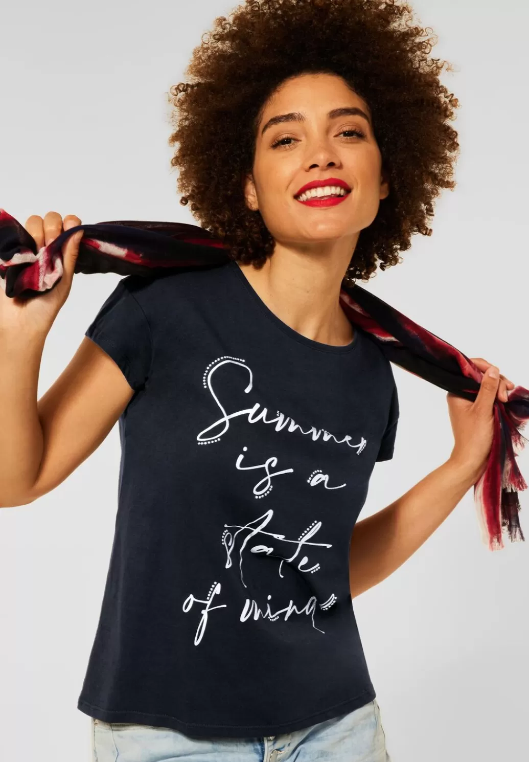 Street One T-Shirt Mit Folienprint^Damen Shirts