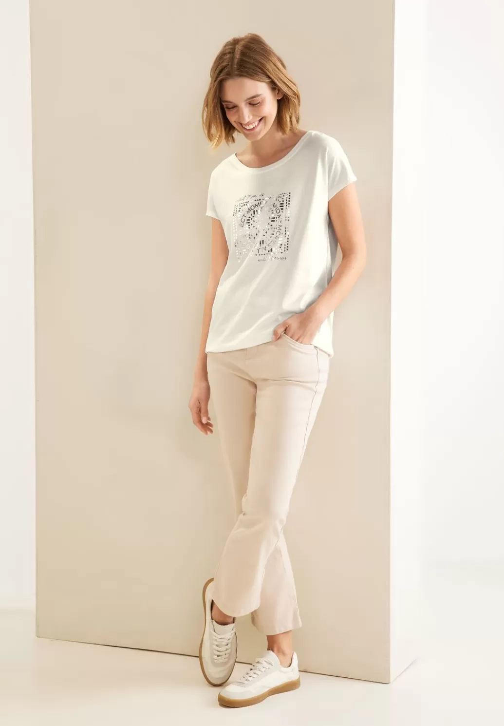 Street One T-Shirt Mit Folienprint^Damen Shirts